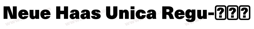 Neue Haas Unica Regu字体转换 Neue Haas Unica Regu字体转换